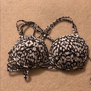 Black and White Bathing Suit top